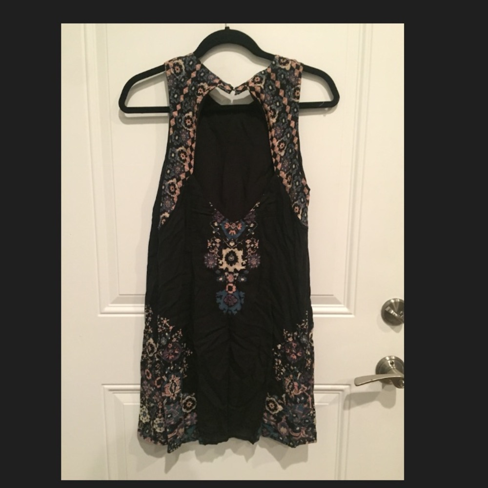 Urban Outfitters printed backless dress